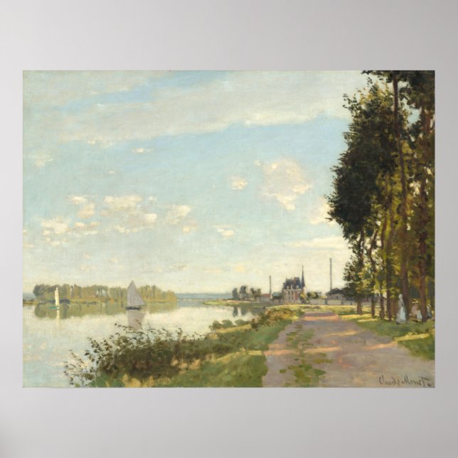 Affiche Argenteuil - Claude Monet Fine Art (Devant)