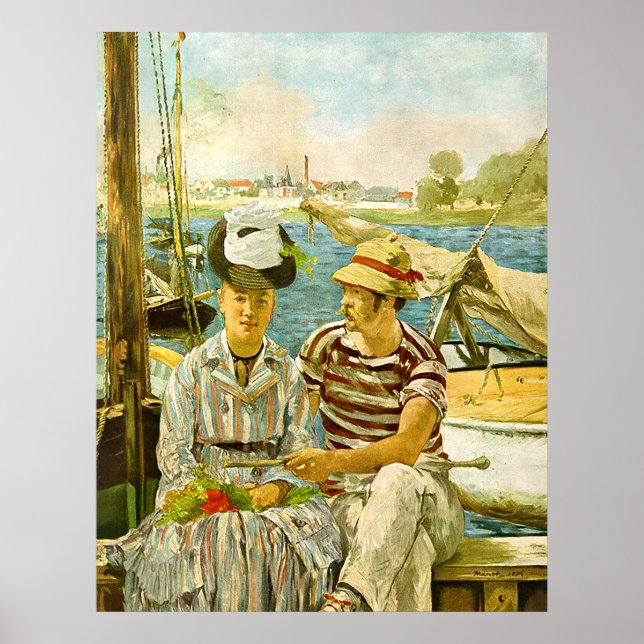 Affiche Argenteuil Edouard Manet (Devant)