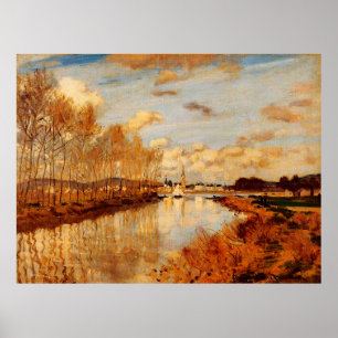 Affiche Argenteuil, vu du petit bras de la Seine