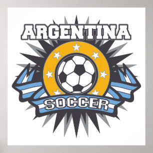 Affiche Argentine Soccer Burn