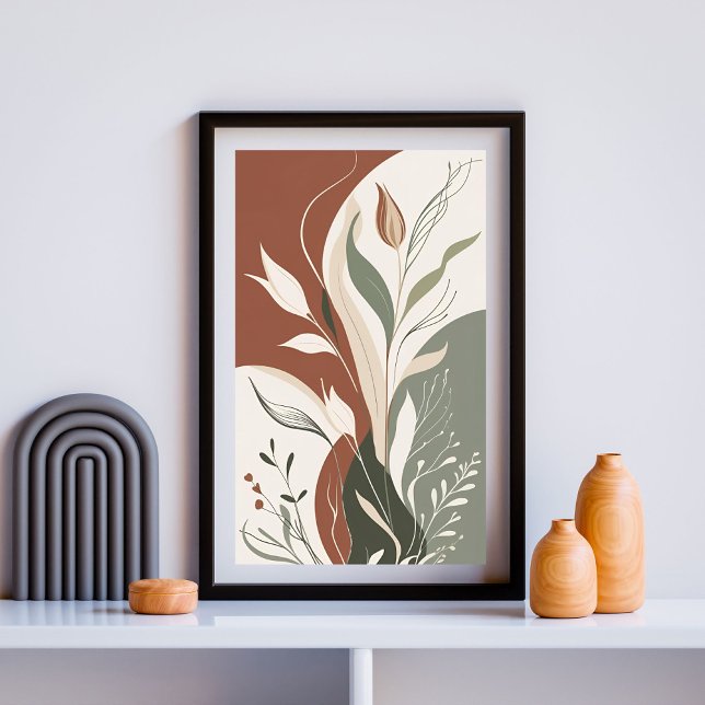 Affiche Argile et feuille II (Créateur téléchargé)