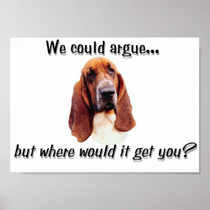 Affiche Argument de basset