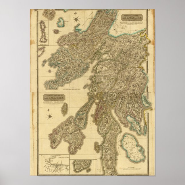 Affiche Argyllshire composite (Devant)