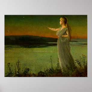 Affiche Ariane à Naxos John Atkinson Grimshaw