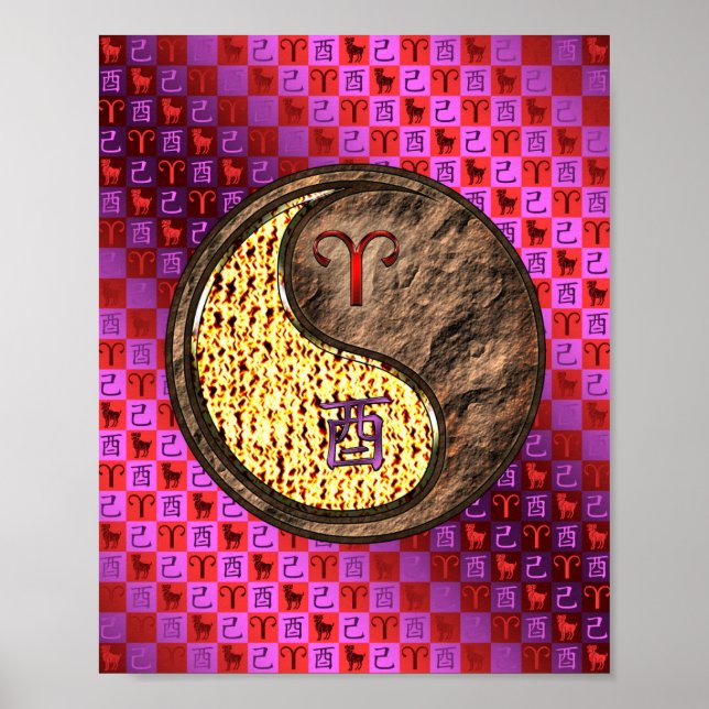 Affiche Aries & Earth Rooster (Devant)