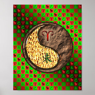 Affiche Aries et la chèvre de la Terre