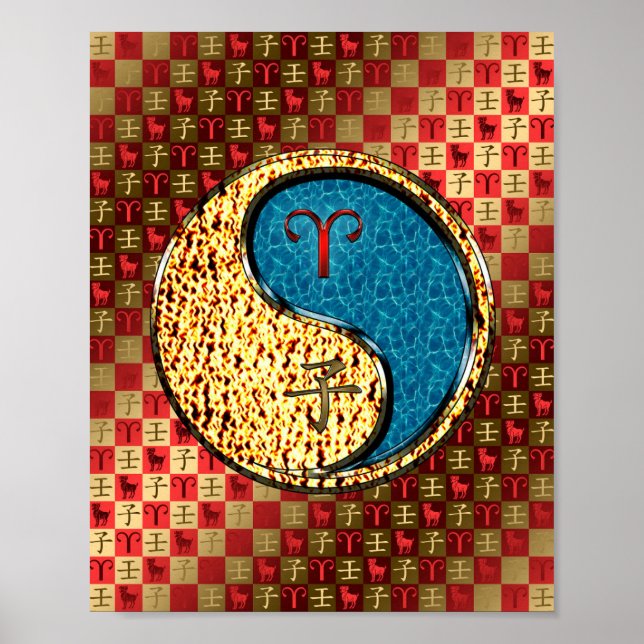 Affiche Aries et rat d'eau (Devant)