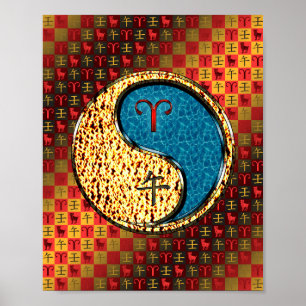 Affiche Aries & Water Horse