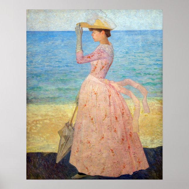 Affiche Aristide Maillol - Femme à l'ombrelle (Devant)