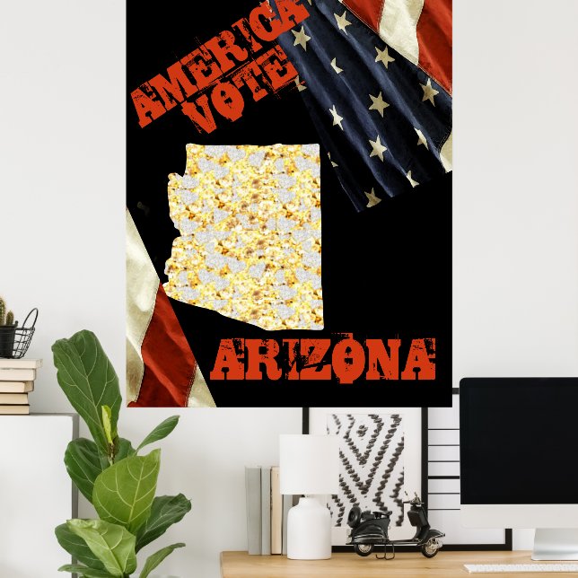 AFFICHE ARIZONA  (Bureau à domicile)