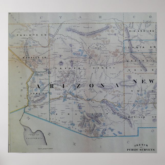 Affiche Arizona : 1866 (Devant)