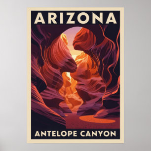 Affiche Arizona Antelope Canyon National Park V01