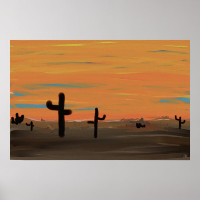 Affiche Arizona Cactus (Devant)