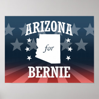 AFFICHE ARIZONA POUR BERNIE SANDERS