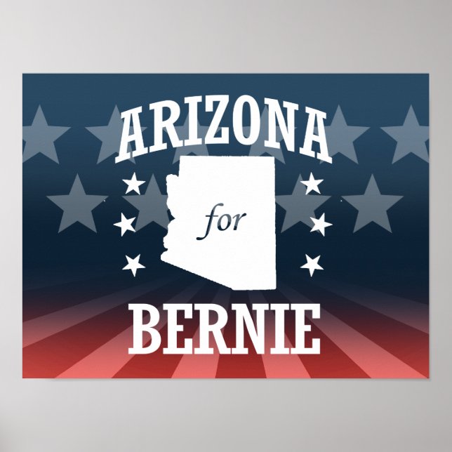 AFFICHE ARIZONA POUR BERNIE SANDERS (Devant)