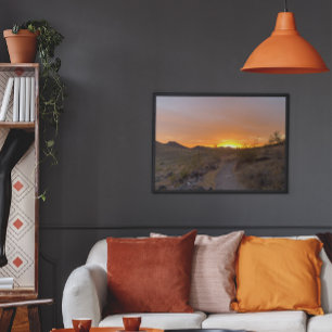 Affiche Arizona Sunset Sud-Ouest du désert