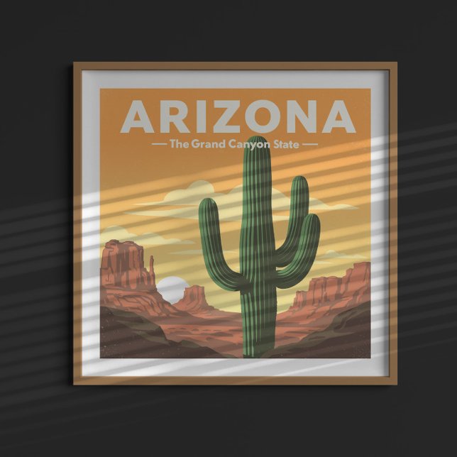 Affiche Arizona vintage (Créateur téléchargé)