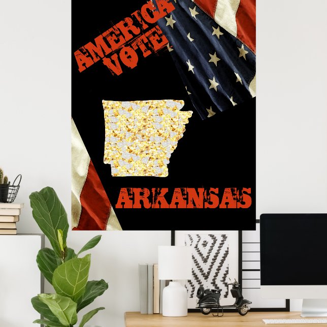 AFFICHE ARKANSAS  (Bureau à domicile)