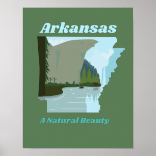 Affiche Arkansas : Une beauté naturelle