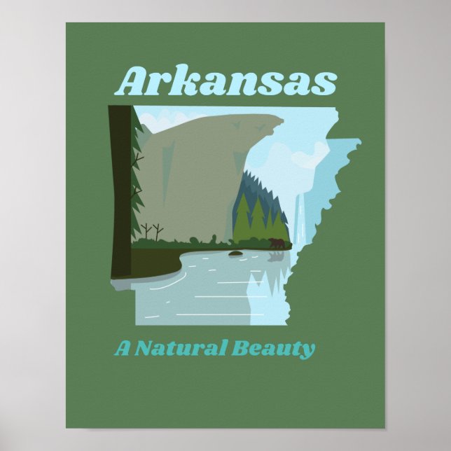 Affiche Arkansas : Une beauté naturelle (Devant)