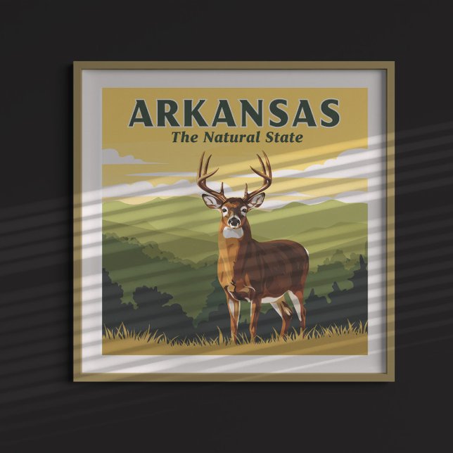 Affiche Arkansas vintage (Créateur téléchargé)