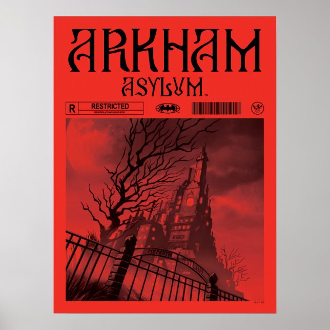 Affiche Arkham Asylum : Restreint (Devant)