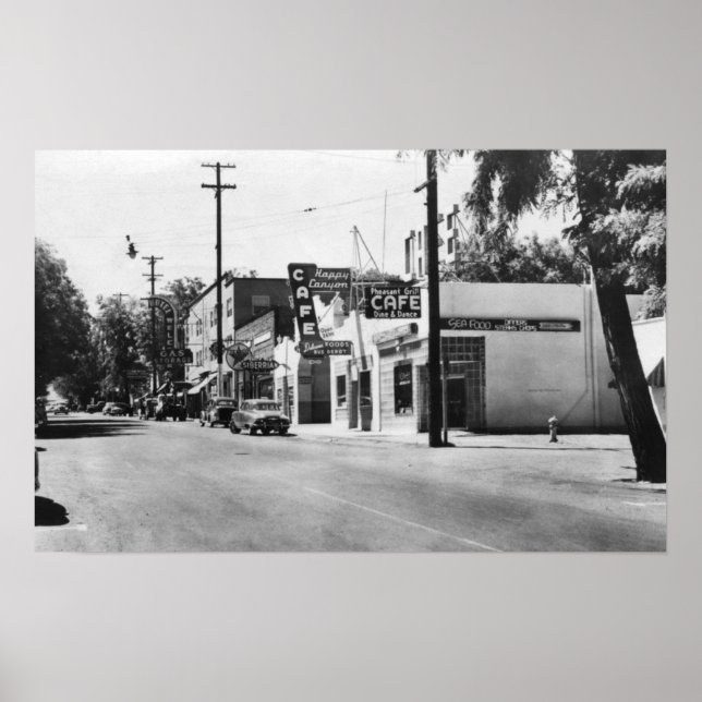 Affiche Arlington, Oregon Main Street View Photographie (Devant)