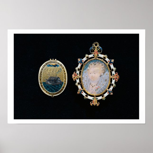 Affiche Armada Jewel, miniature of Queen Elizabeth Enclo (Devant)