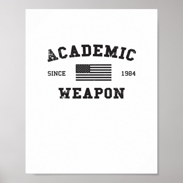 Affiche Arme académique classique drôle mème (Devant)