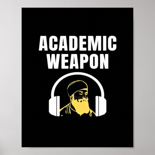 Affiche Arme Académique - Classique Inspirant Drôle (Devant)