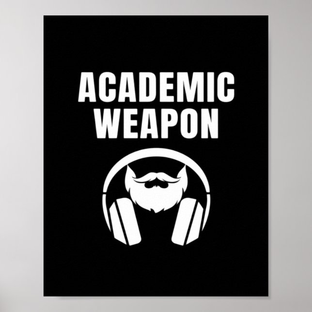 Affiche Arme académique - Inspirational Classic Funny meme (Devant)