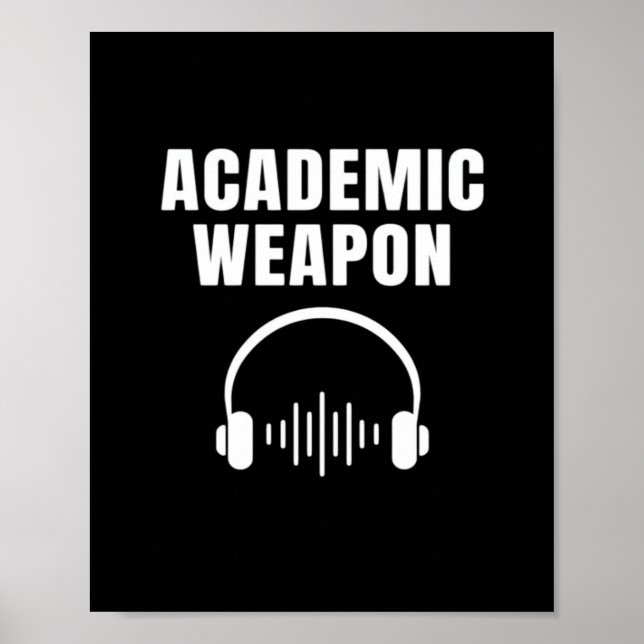 Affiche Arme académique - Inspirationnel classique Viral (Devant)