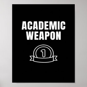 Affiche Arme académique - Inspirationnel surdimensionné Dr