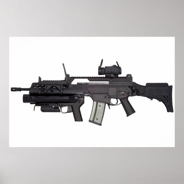Affiche Arme automatique G36 (Devant)