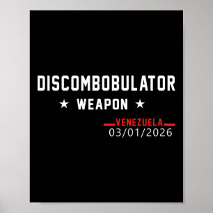 Affiche Arme de déstabilisation Trump Venezuela 2026