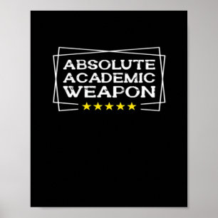 Affiche Arme universitaire absolue Chill classique