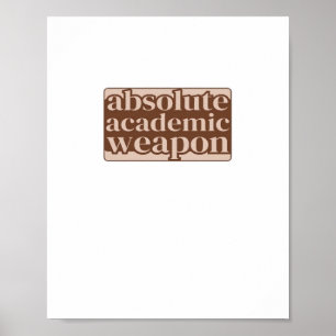 Affiche Arme universitaire absolue classique