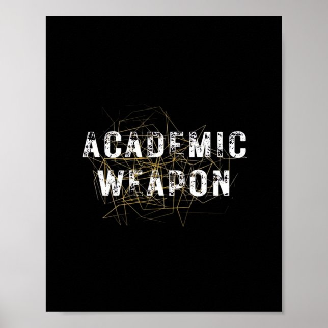 Affiche Arme universitaire - Inspirationnelle surdimension (Devant)