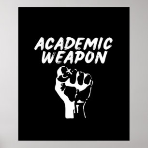 Affiche Arme universitaire - Inspirationnelle surdimension