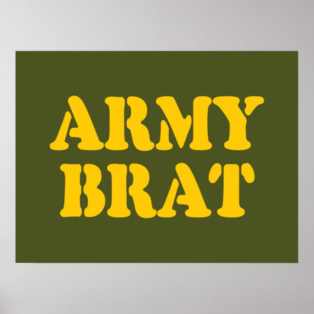 AFFICHE ARMÉE BRAT (Devant)