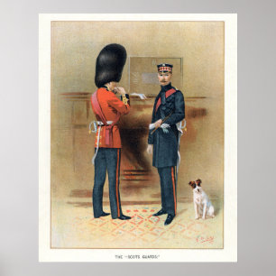 Affiche Armée britannique - les gardes d'Ecossais