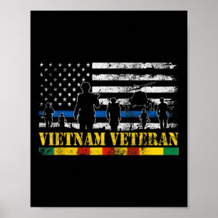 Affiche Armée des États-Unis Vietnam Vétérinaire américain