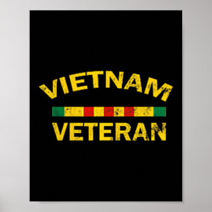 Affiche Armée des États-Unis Vietnam Vétérinaire Vintage d