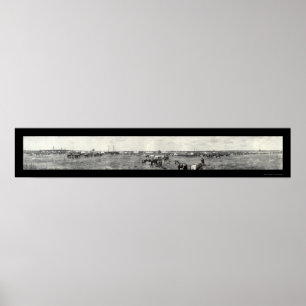 Affiche Armée Fort Drum, photo 1910 de NY