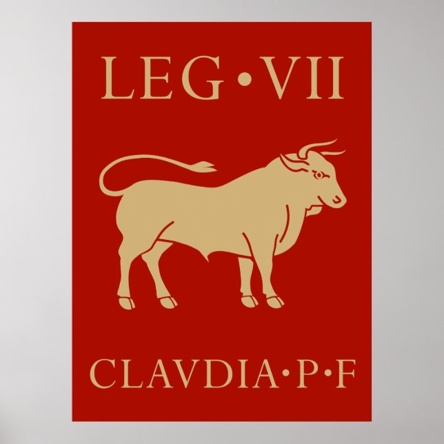 Affiche Armée impériale romaine - Legio VII Claudia (Devant)