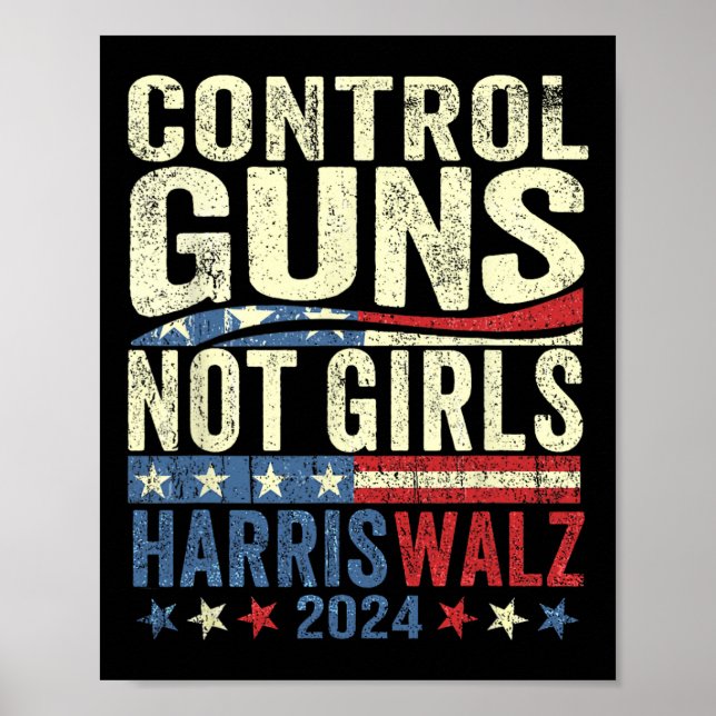Affiche Armes de contrôle et non filles droits des femmes  (Devant)