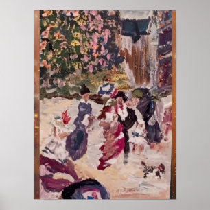 Affiche armoire à cheval de style renoir