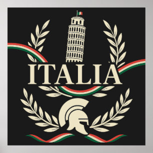 Affiche Armoirie de l'héritage italien