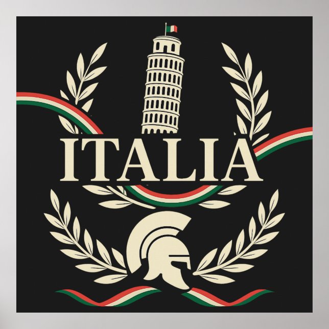 Affiche Armoirie de l'héritage italien (Devant)