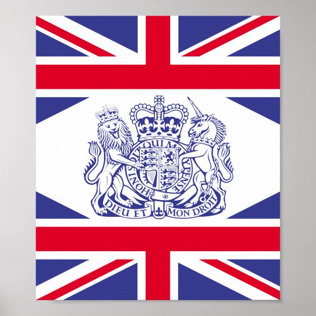 Affiche Armoiries britanniques (Devant)